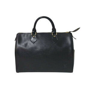 Louis Vuitton Speedy Handbag Epi Leather Black